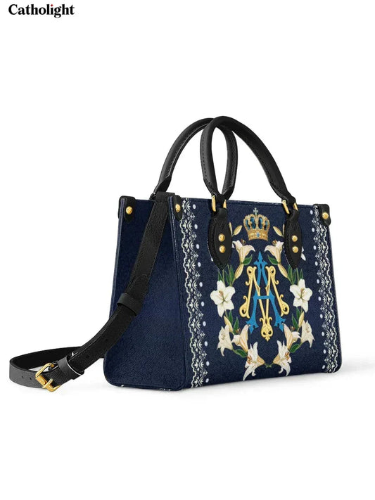 Divina Crown Of Grace Leather Bag