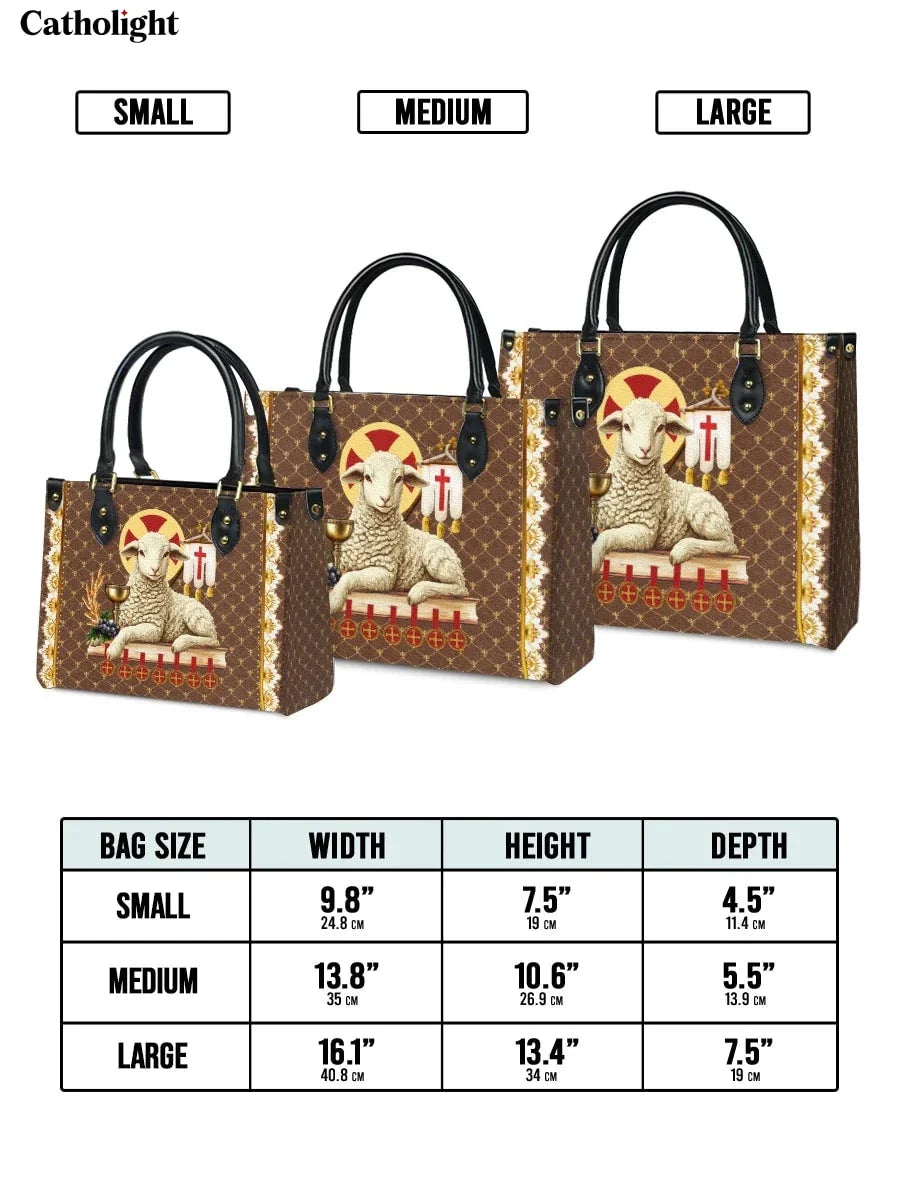 Divina  Agnus Dei Leather Bag