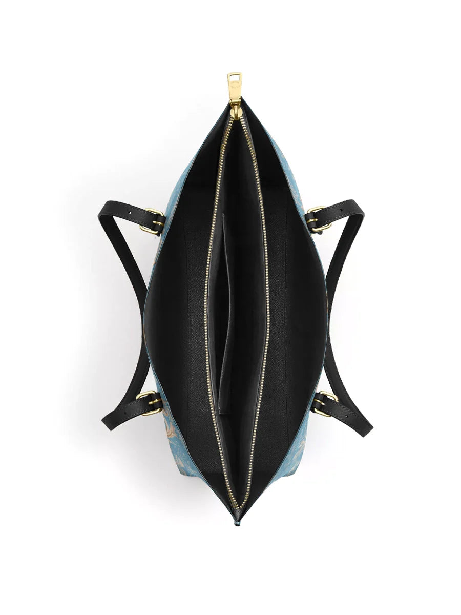 Divina Our Lady of Grace Leather Tote Bag