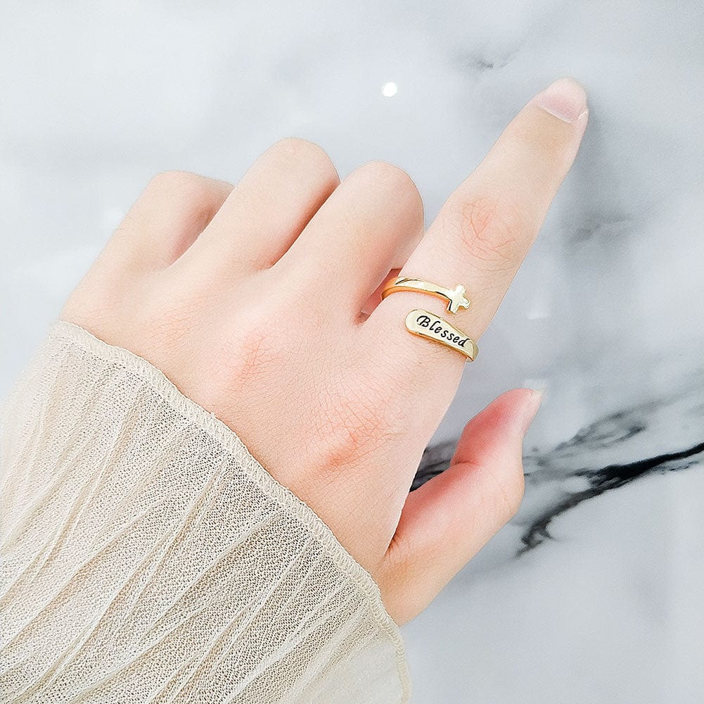 "TRUE LOVE WAITS" Blessed Christian Ring by Divina