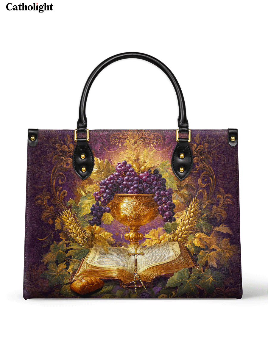 Divina  The Chalice of Abundance Leather Bag