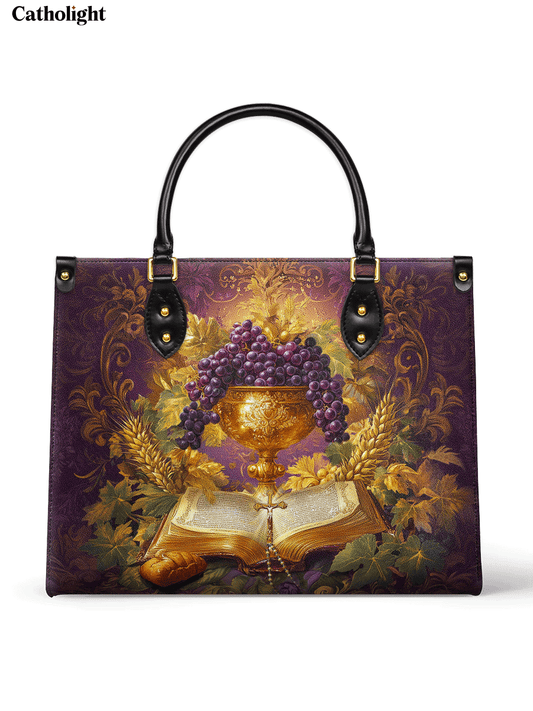 Divina  The Chalice of Abundance Leather Bag