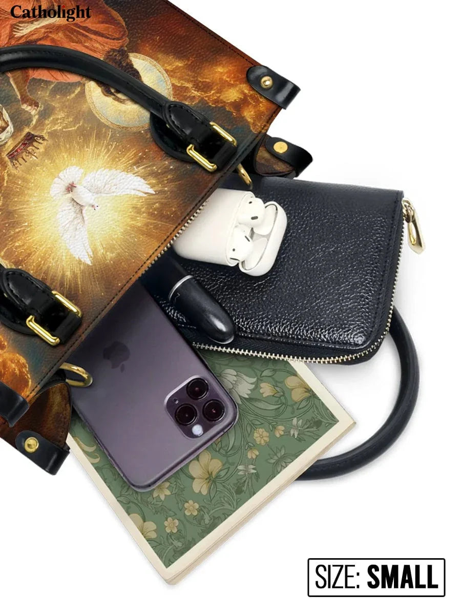 Divina  Coronation Of Mary Leather Bag