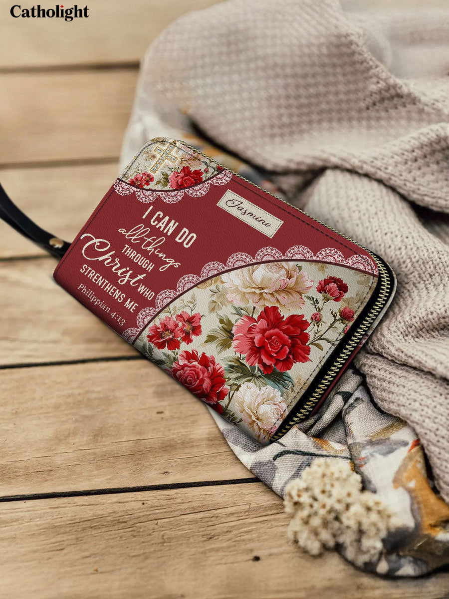 Divina Blooming With Faith Leather Wallet Purse