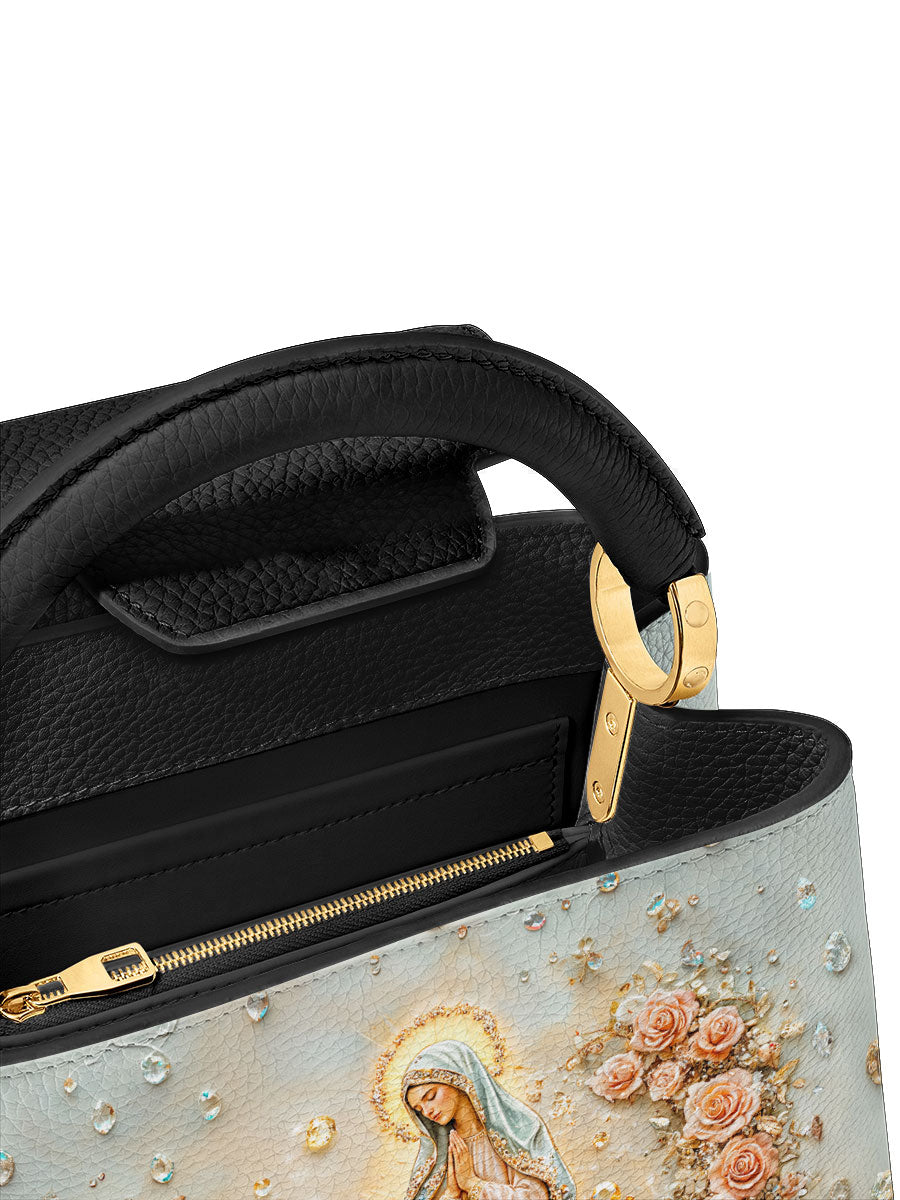 Divina The Crescent of Serenity Leather Satchel Bag