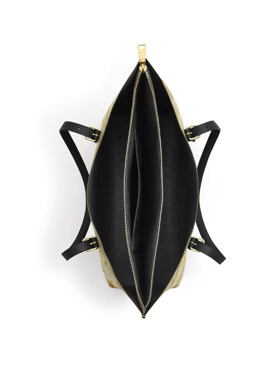 Divina Wings of Serenity Leather Tote Bag