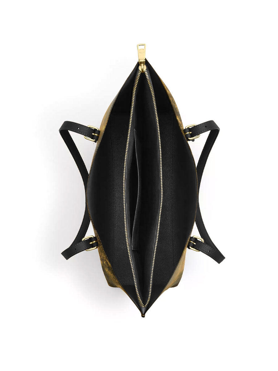 Divina Divine Light and Love Leather Tote Bag
