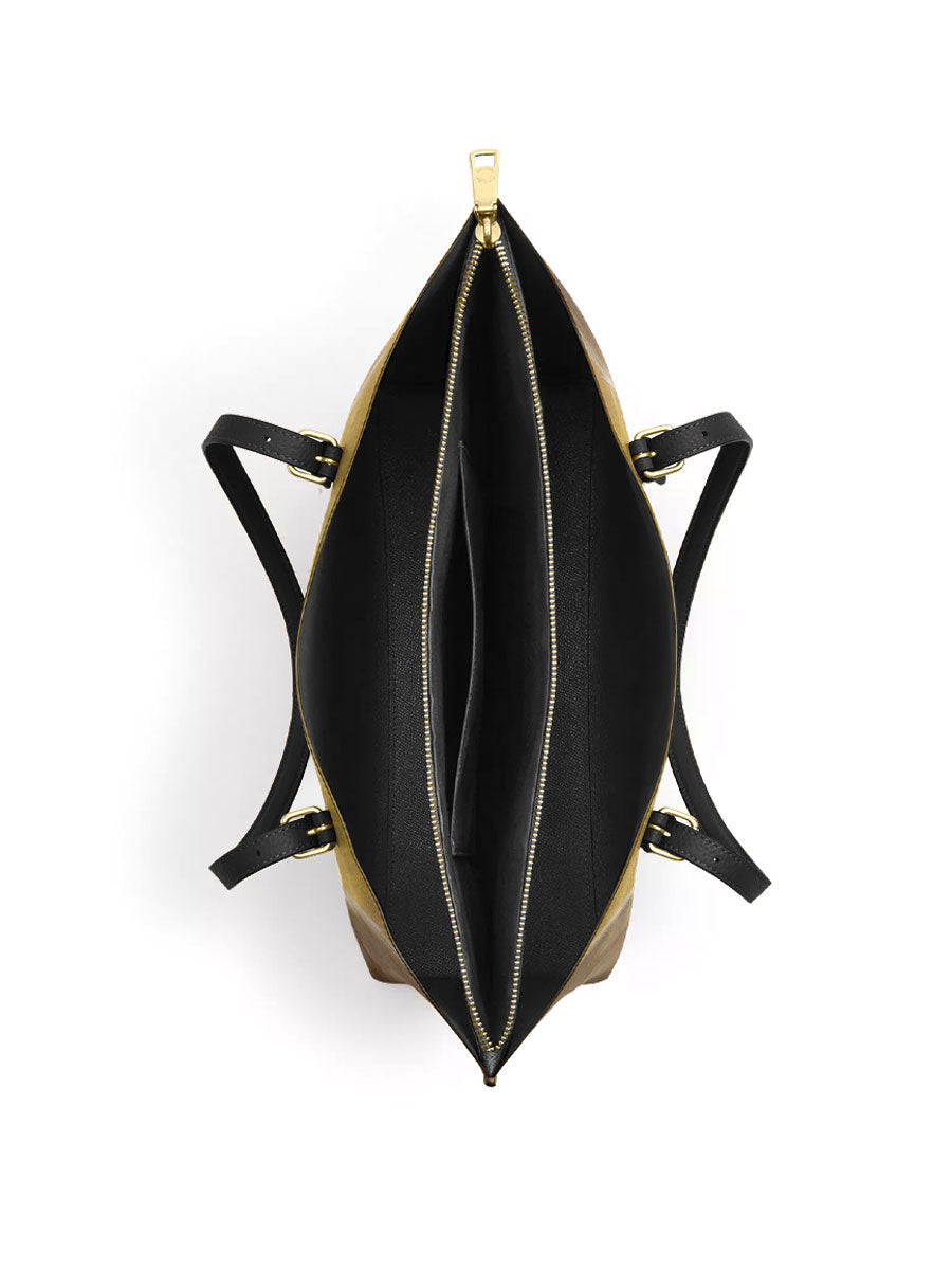 Divina Guardian of Light Leather Tote Bag