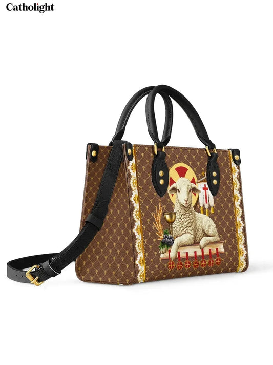 Divina  Agnus Dei Leather Bag