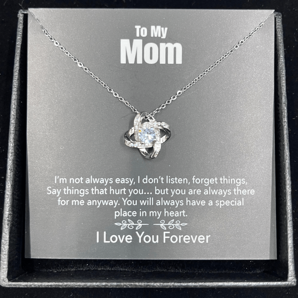 "To My Mom" STAR OF FAITH Necklace & I Love You Card