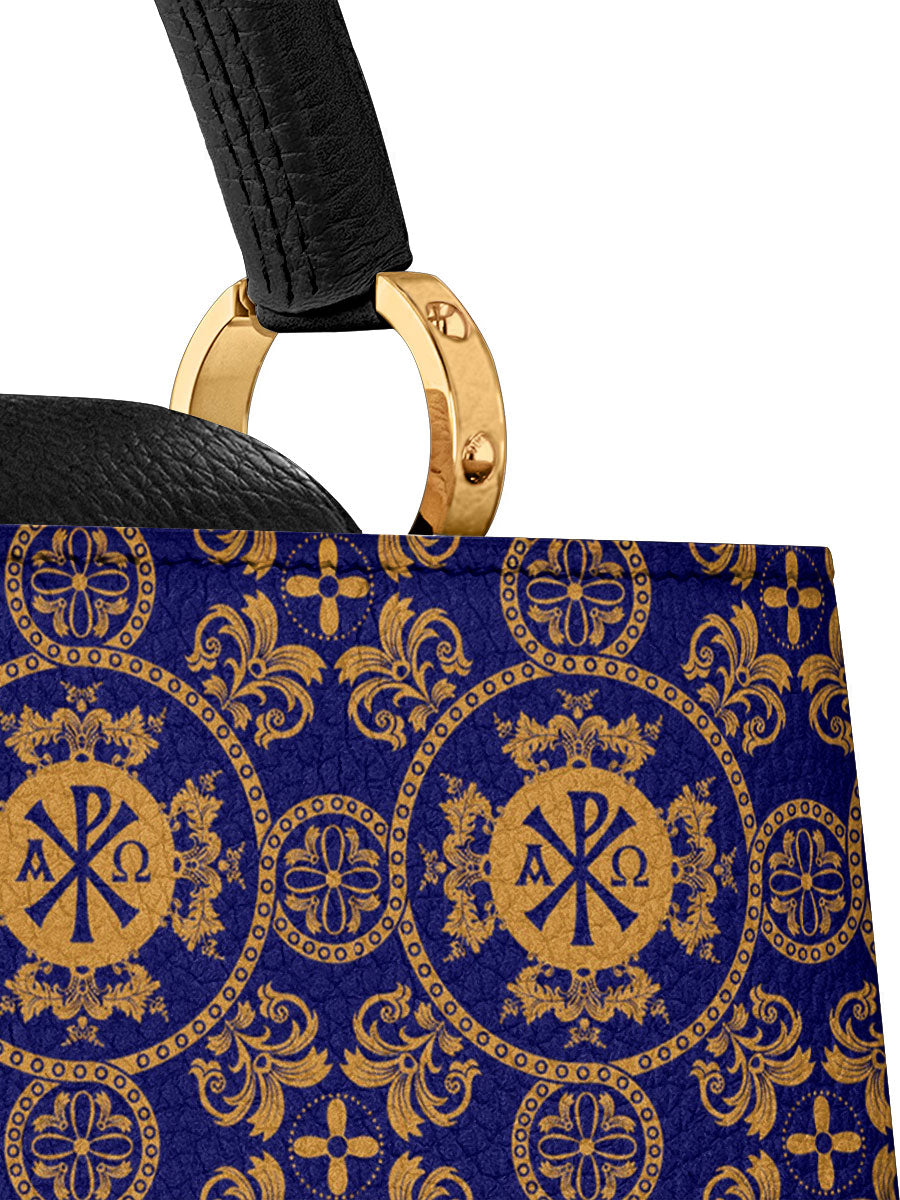 Divina Eternal Majesty Leather Satchel Bag