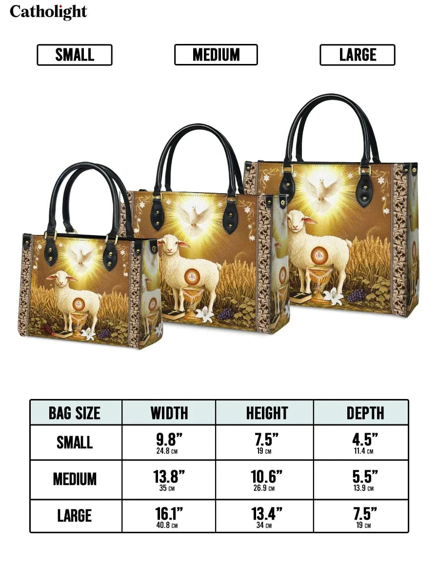 Divina  The Lamb Of Redemption Leather Bag