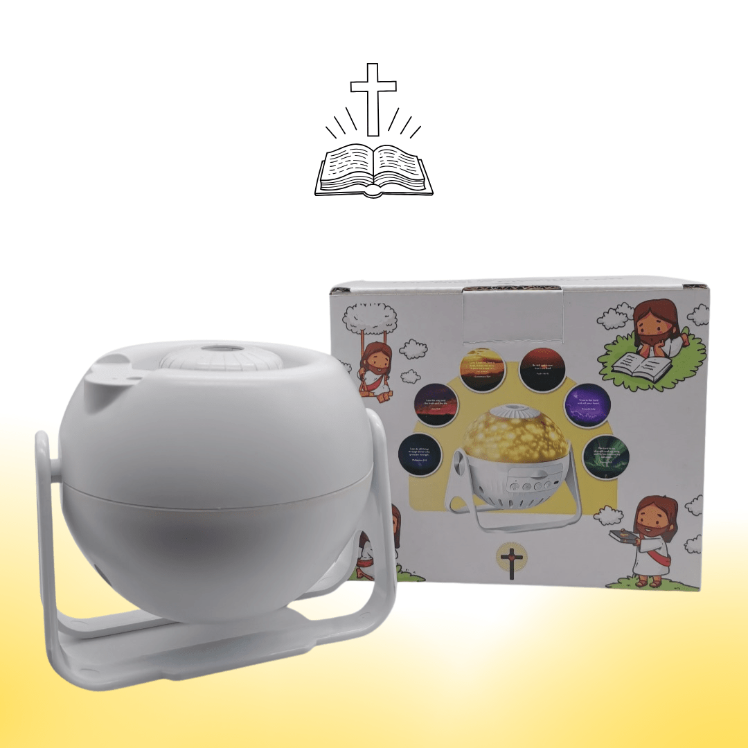 (GIFTING OFFER) Divina Bible Verse Projector (6 Free Scripture Discs Included)