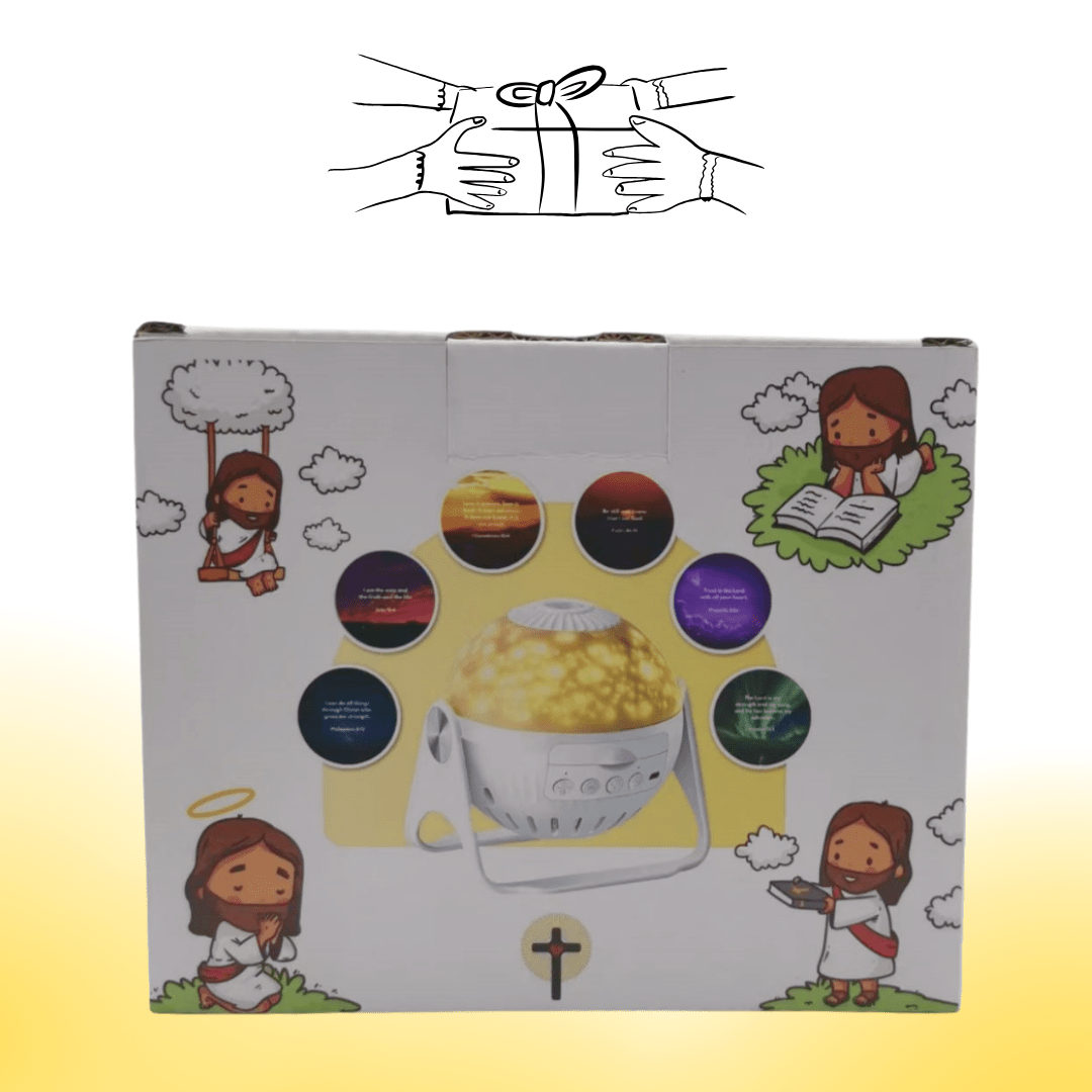 (GIFTING OFFER) Divina Bible Verse Projector (6 Free Scripture Discs Included)