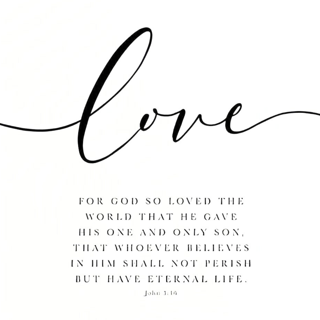 Handmade (Faith Hope Love) Bible Verse Canvas by Divina