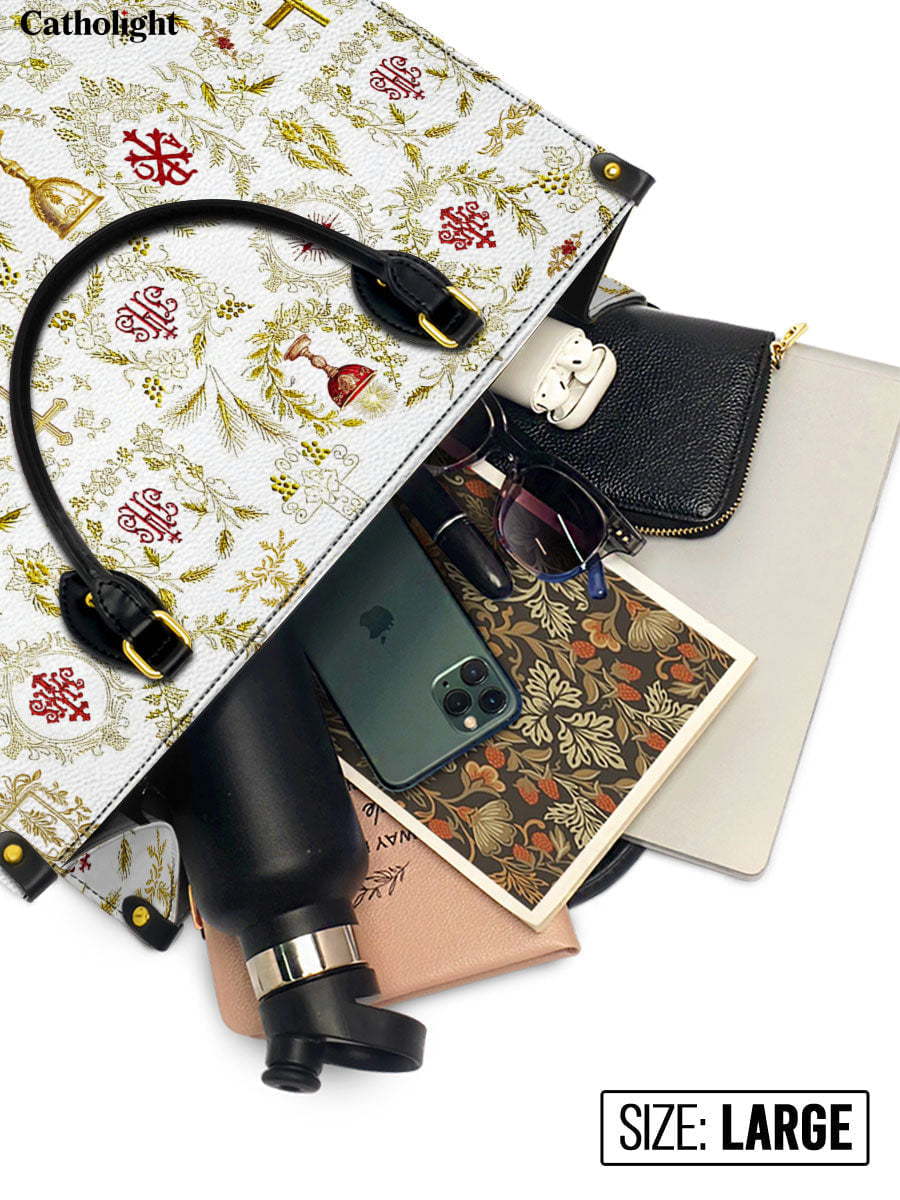 Divina  The Timeless Faith Leather Bag