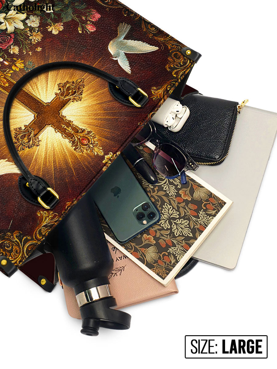 Divina  Radiance of the Cross Leather Bag