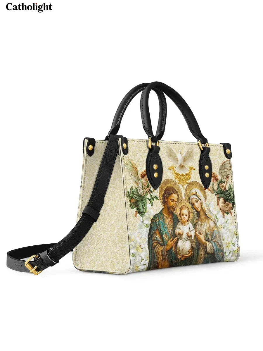 Divina Holy Family Sacred Leather Bag