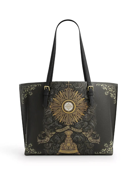 Divina The Corpus Christi Elegance Leather Tote Bag