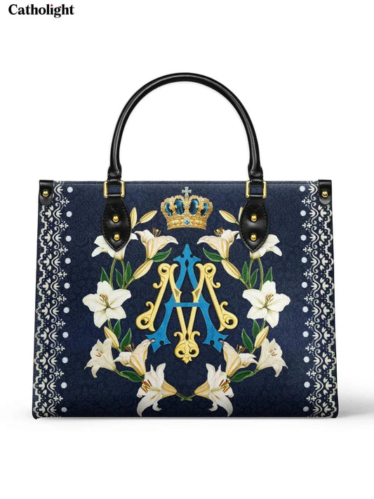 Divina  Crown Of Grace Leather Bag