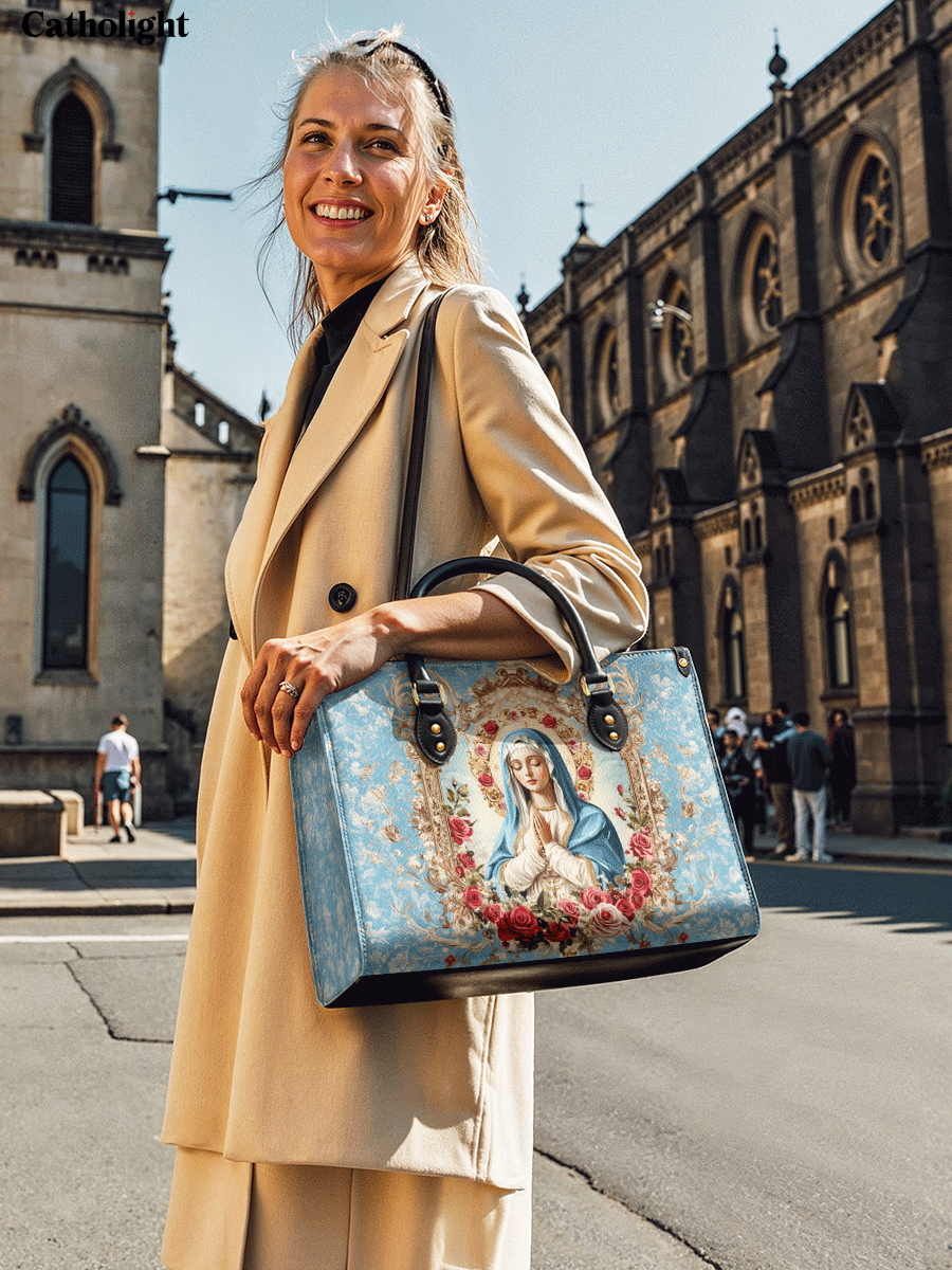 Divina  Our Lady of Grace Leather Bag