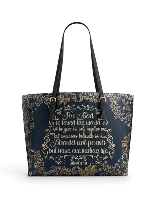 Divina Everlasting Life Leather Tote Bag