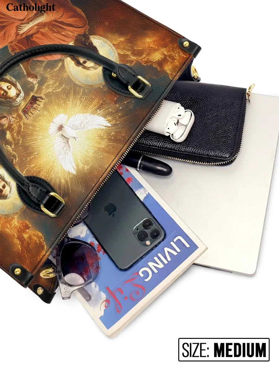 Divina  Coronation Of Mary Leather Bag