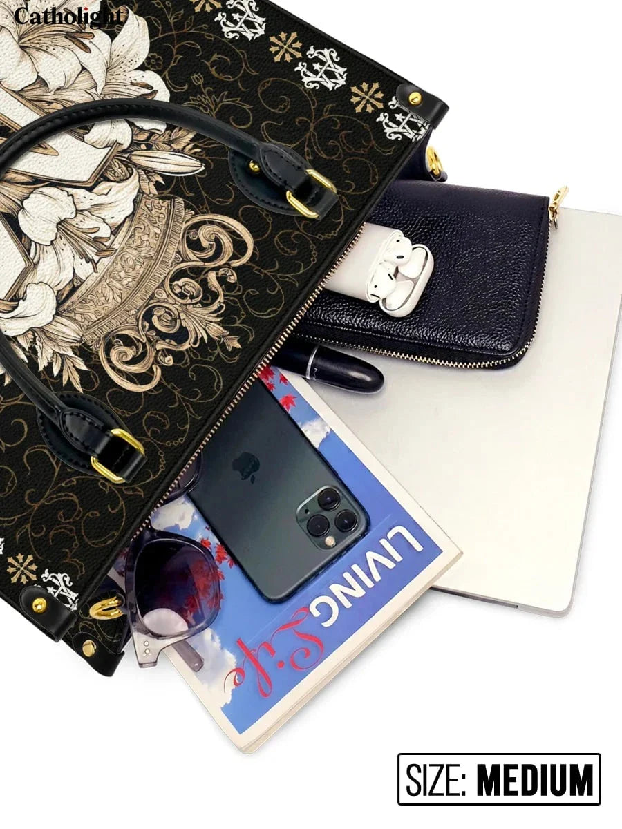 Divina  The Divine Monogram Leather Bag