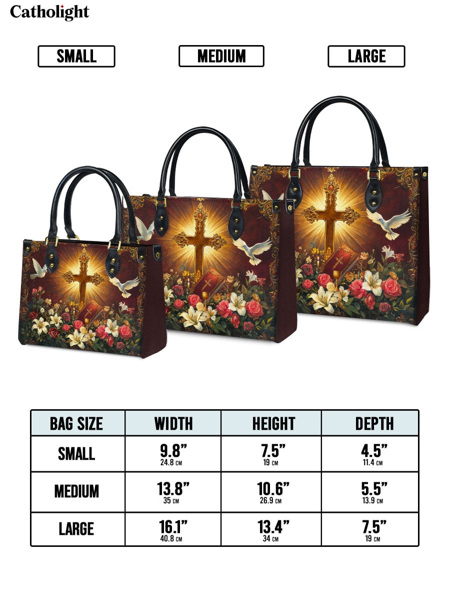 Divina  Radiance of the Cross Leather Bag
