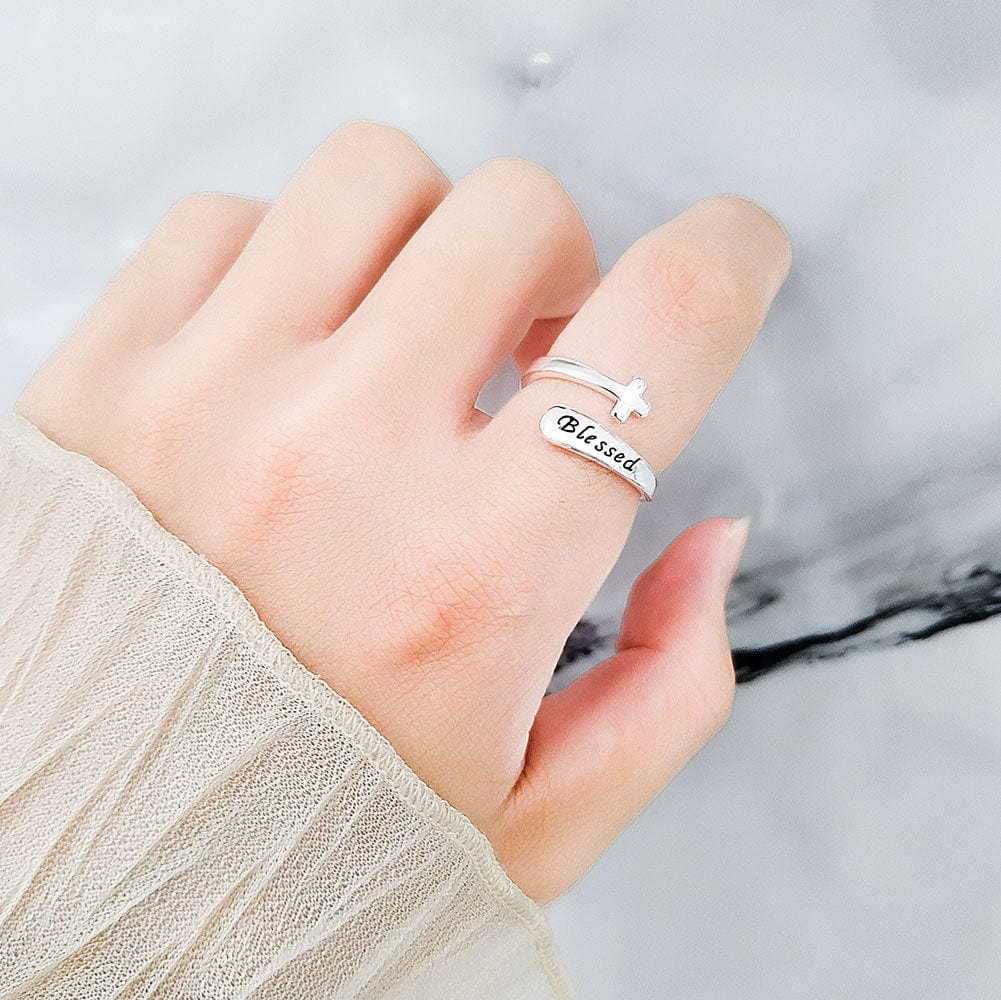 "TRUE LOVE WAITS" Blessed Christian Ring by Divina