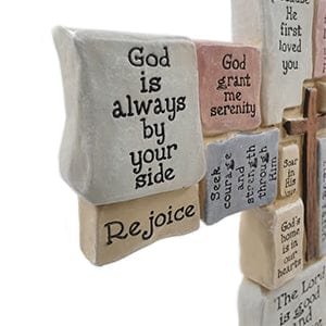 "Faith" Handmade Cross Statue by Divina