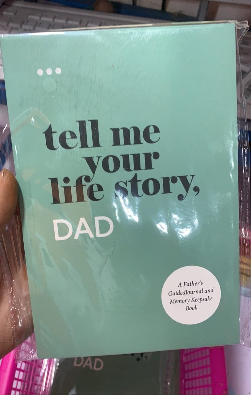 Tell Me Your Life Story Notepad