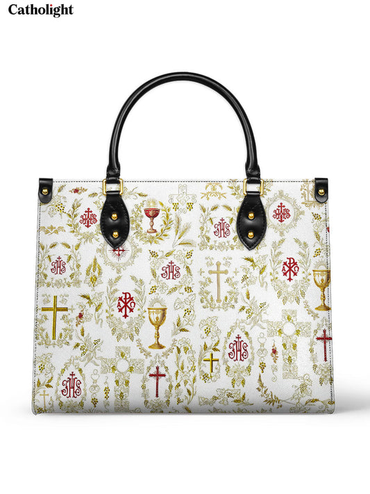 Divina  The Timeless Faith Leather Bag