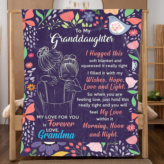 Forever Love – Grandma to Granddaughter Blanket by Divina