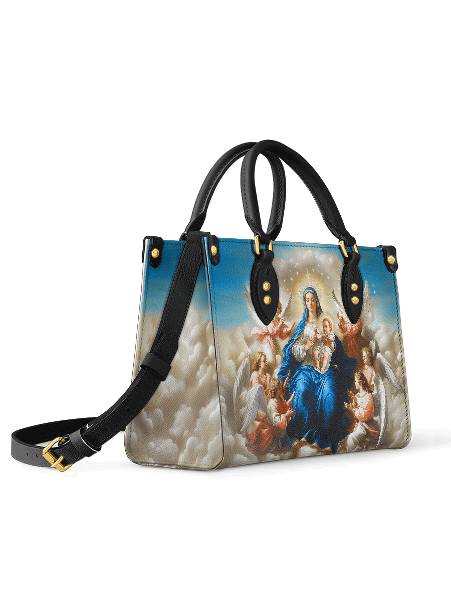 Divina Divine Ascension: The Heavenly Embrace Leather Bag