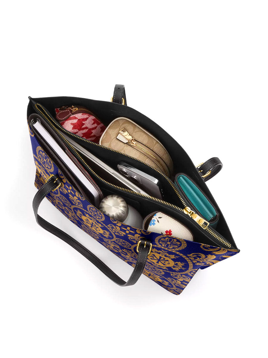 Divina  Eternal Majesty Leather Tote Bag