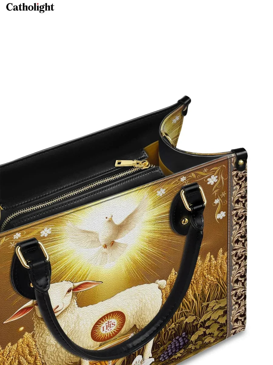 Divina  The Lamb Of Redemption Leather Bag