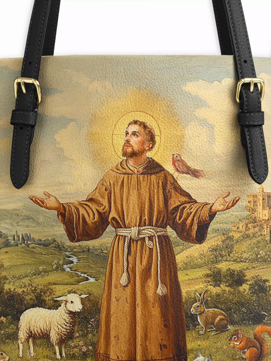 Divina The Spirit of Nature Leather Tote Bag
