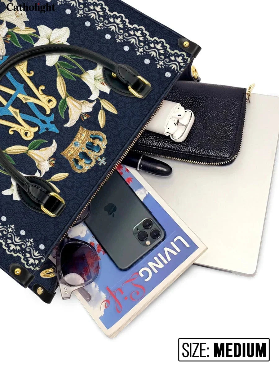 Divina  Crown Of Grace Leather Bag