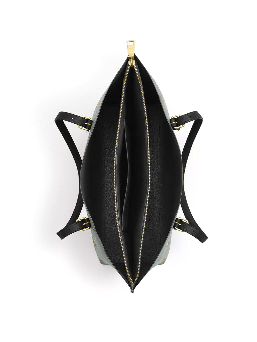 Divina The Crescent of Serenity Leather Tote Bag