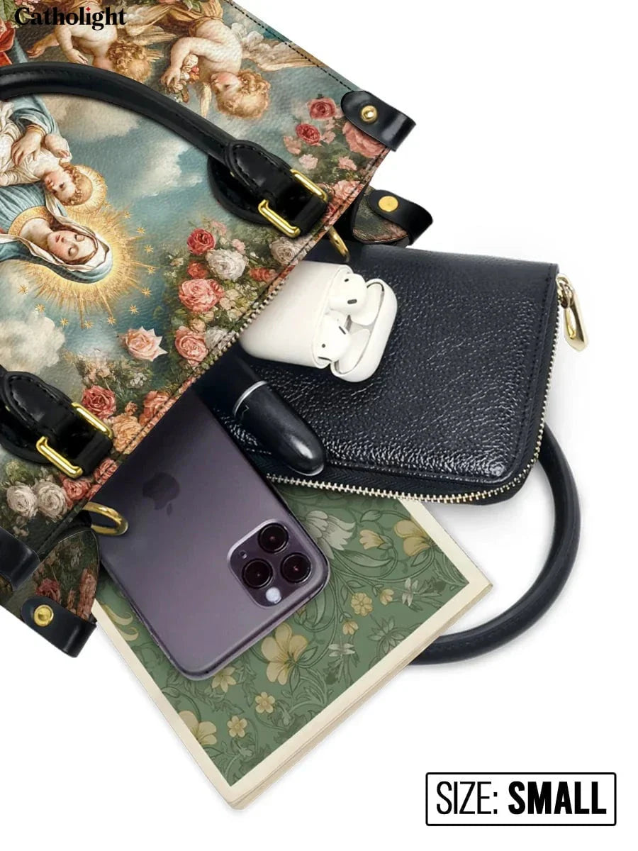 Divina  Halo Of Roses Leather Bag