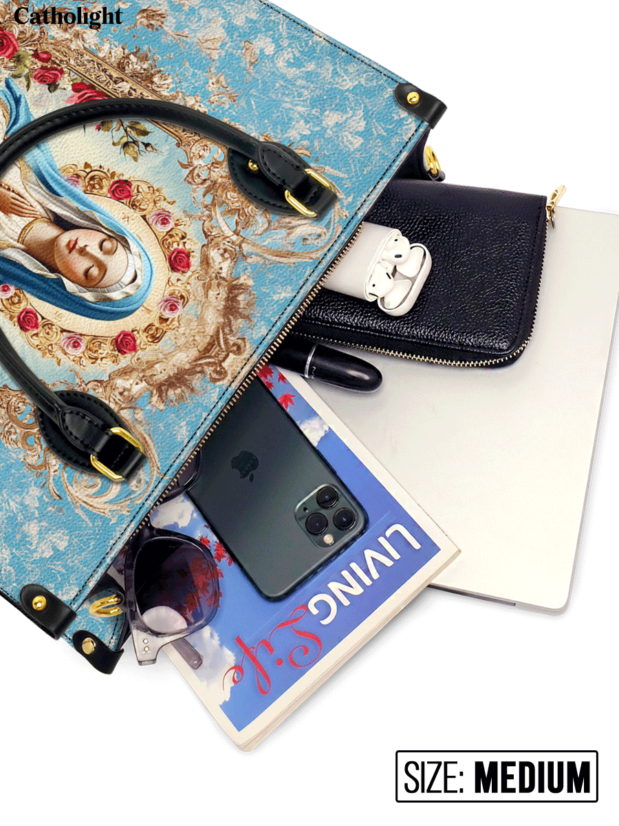 Divina  Our Lady of Grace Leather Bag