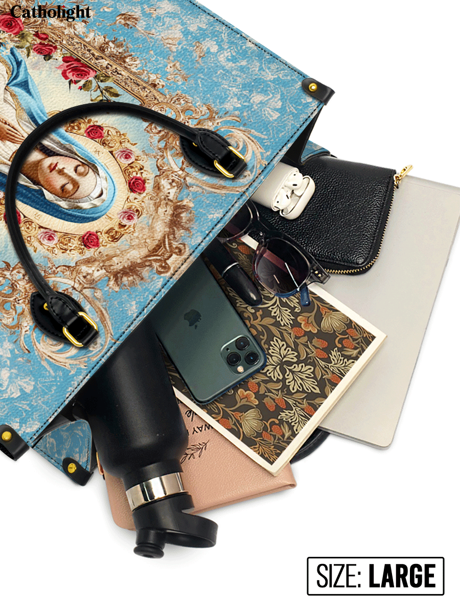 Divina  Our Lady of Grace Leather Bag