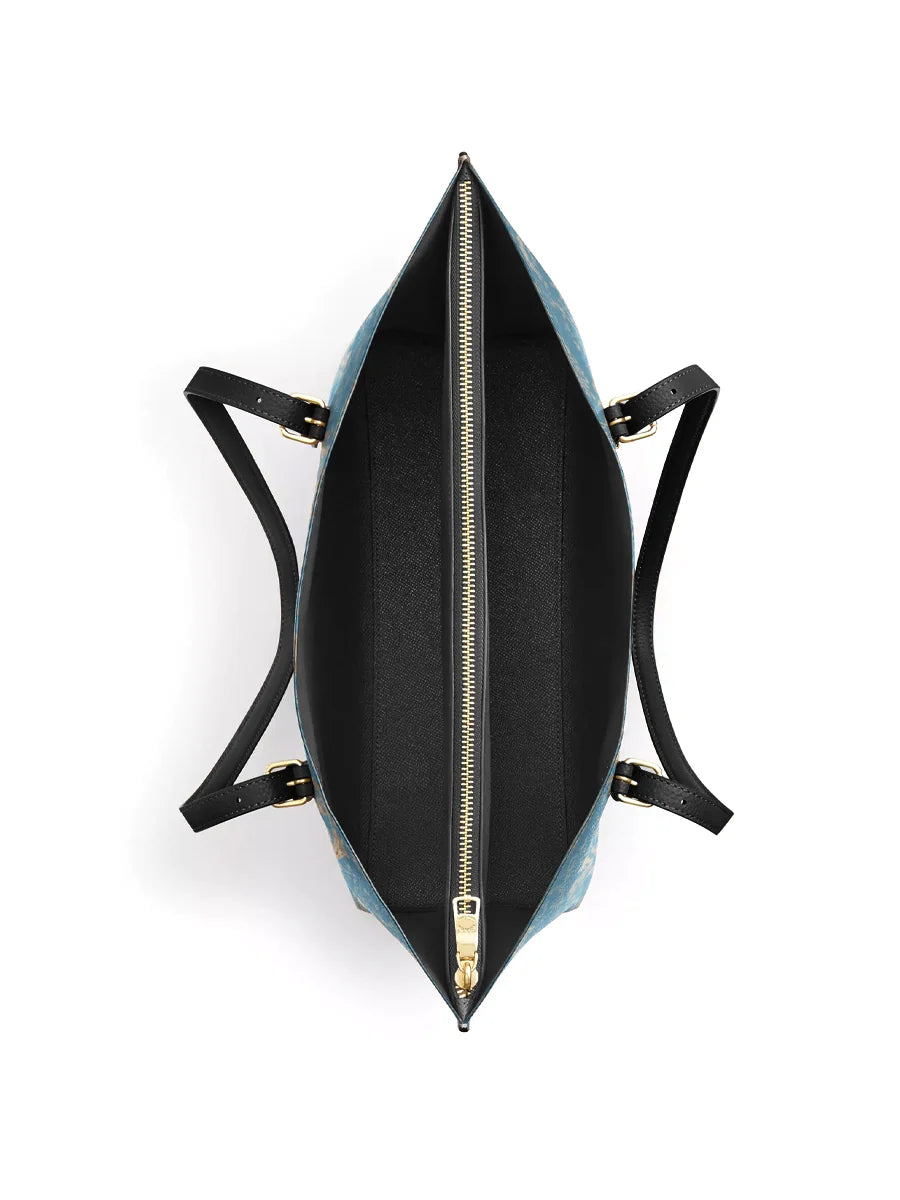 Divina Our Lady of Grace Leather Tote Bag