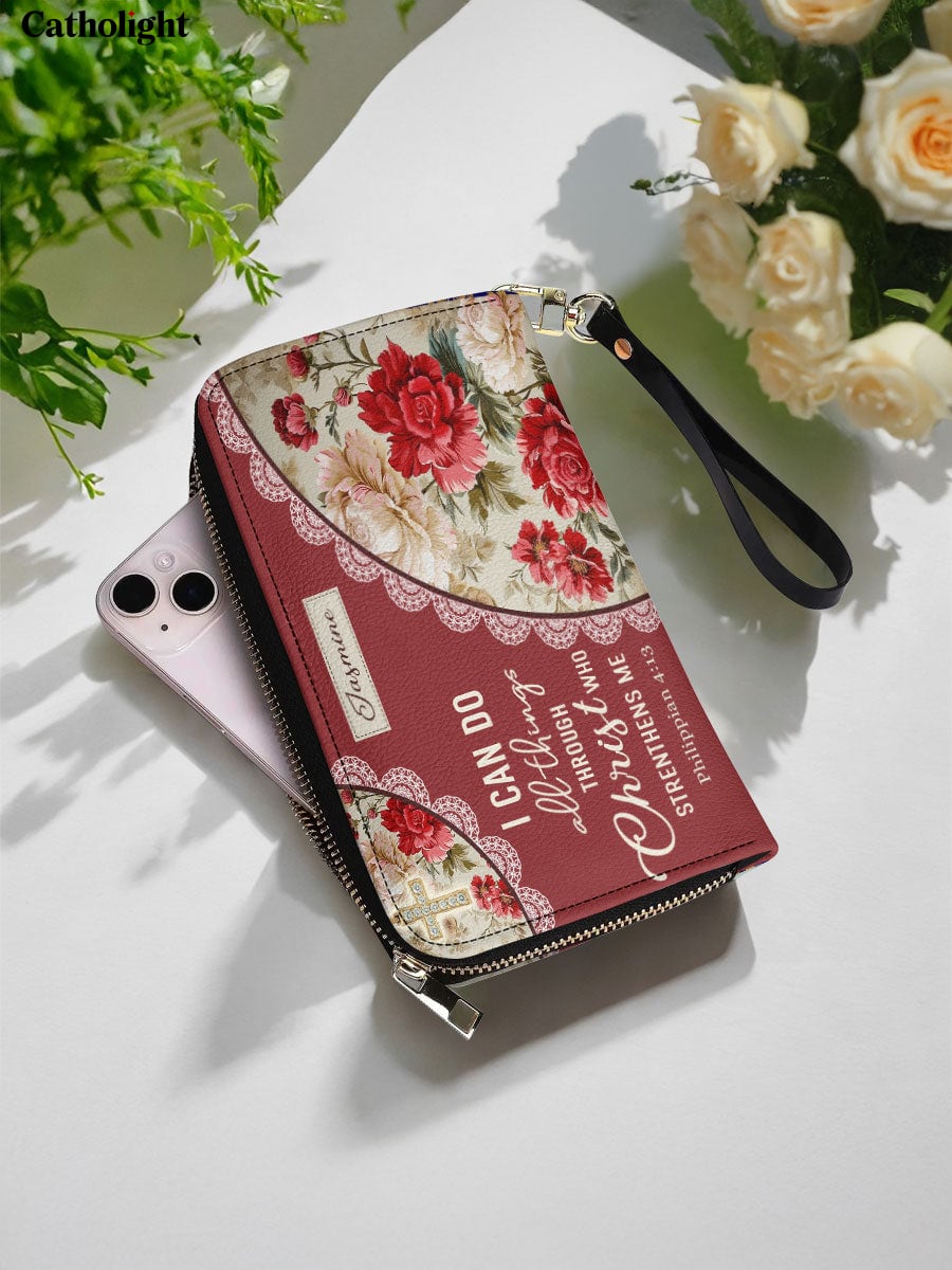 Divina Blooming With Faith Leather Wallet Purse