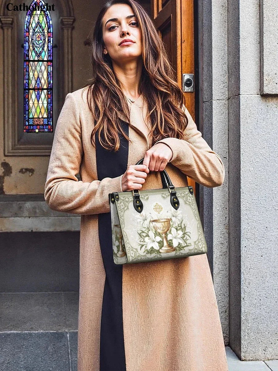 Divina  The Holy Eucharist Leather Bag