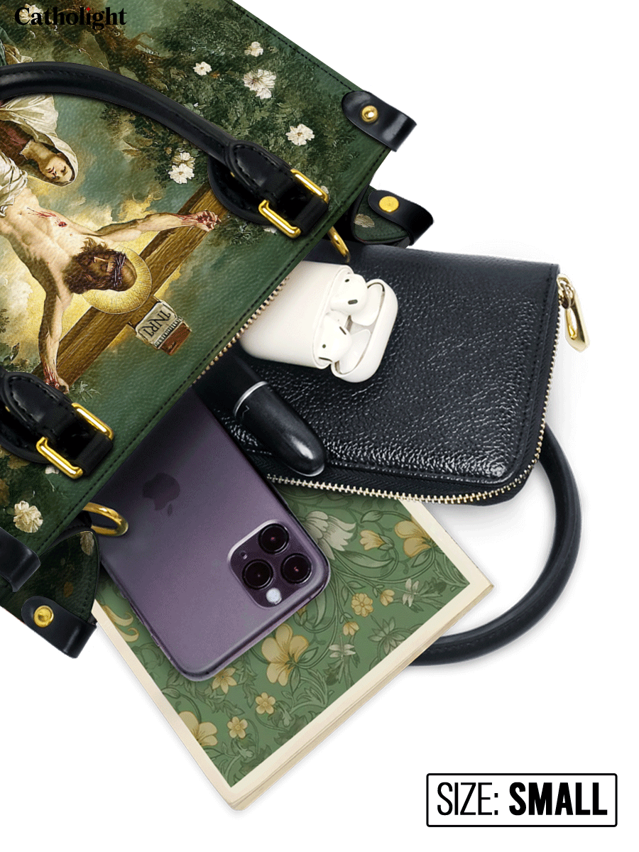 Divina  The Cross of Redemption Leather Bag