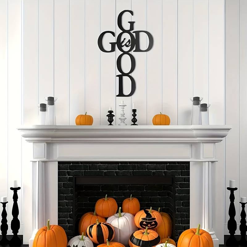 "God Is Good" Handmade Metal Wall Decor by Divina