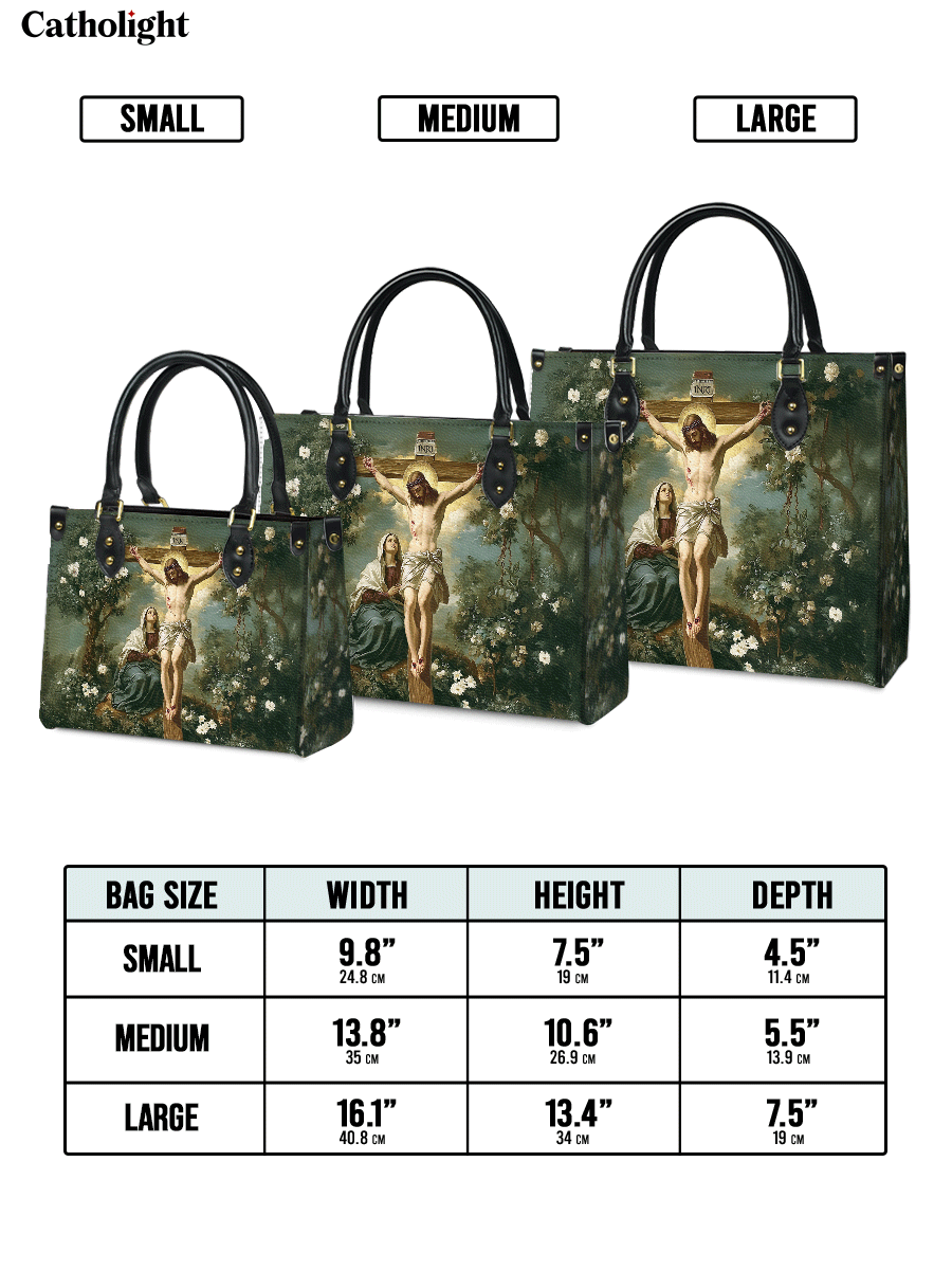 Divina  The Cross of Redemption Leather Bag