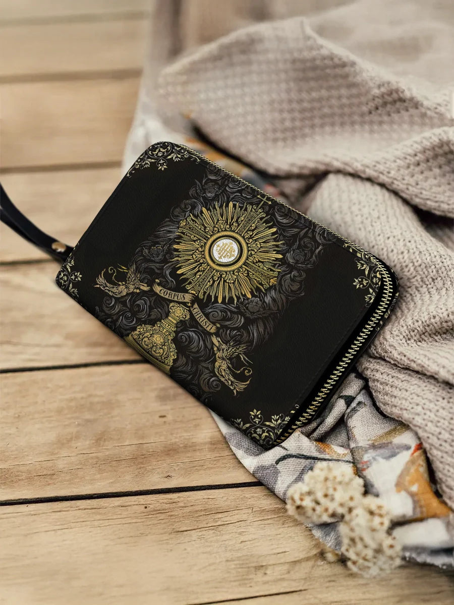 Free Matching Design Leather Wallet